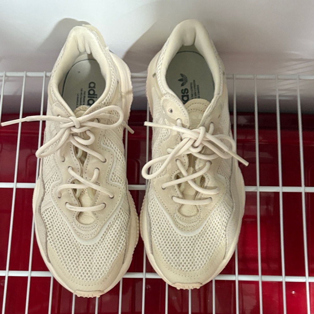 Adidas Off-White Mesh Sneakers